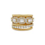 14k yellow gold ring - 10270
