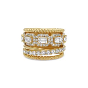 14k yellow gold ring - 10270