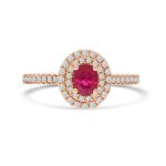 14k yellow gold diamond and colored stone ring. - 10586